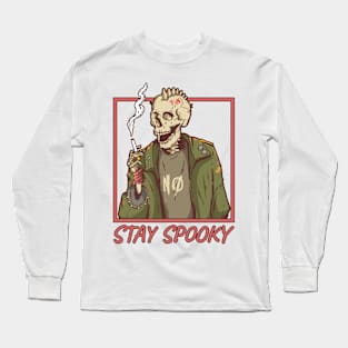 Stay Spooky - Pumpkin Spice - Halloween for adult Long Sleeve T-Shirt